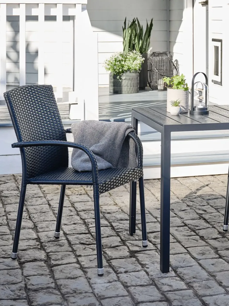 HALDBJERGChaise empilable HALDBJERG noir-JYSK Clearance