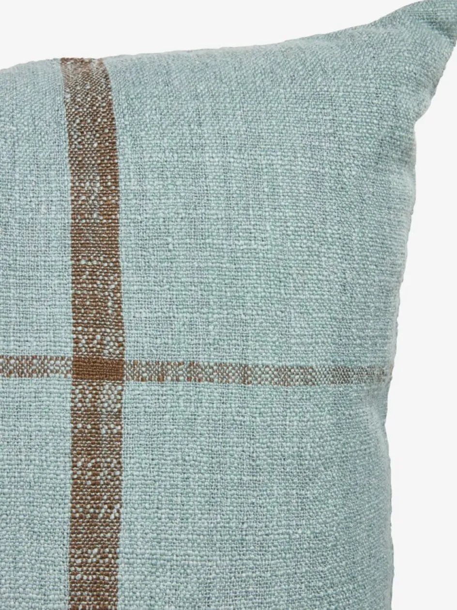 HALLONCoussin HALLON 40x60 bleu poudré/brun-JYSK