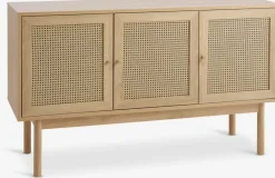 HALMSTADBuffet HALMSTAD 3 portes poly/coloris chêne chaud-JYSK