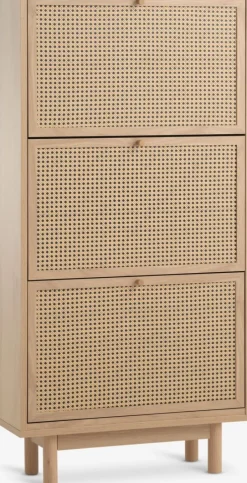 HALMSTADMeuble à chaussures HALMSTAD 3 compart. coloris chêne chaud-JYSK New