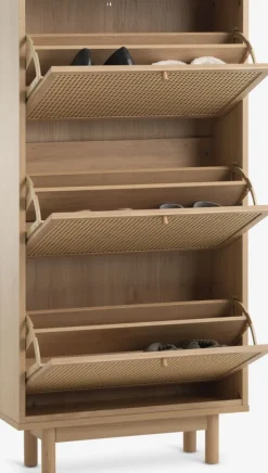 HALMSTADMeuble à chaussures HALMSTAD 3 compart. coloris chêne chaud-JYSK New