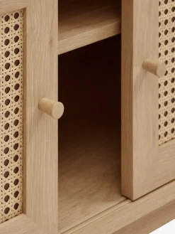 HALMSTADMeuble TV HALMSTAD 2 portes coulissantes coloris chêne chaud-JYSK Best