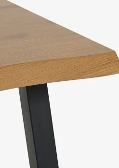 HALSKOVTable basse HALSKOV 70x120 coloris chêne naturel/noir-JYSK New