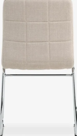 HAMMELChaise HAMMEL tissu beige/chrome-JYSK Online