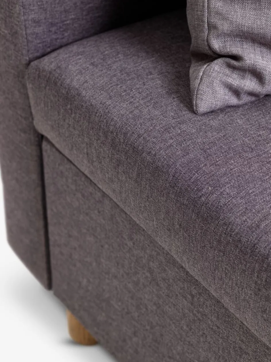 HAMPENCanapé convertible méridienne HAMPEN tissu gris/coloris chê.-JYSK Hot