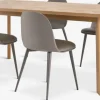 HARESKOV + ULDALHARESKOV L200 table coloris chêne + 4 ULDAL chaises brun-JYSK Sale