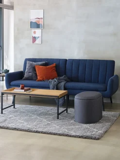 HARNDRUPCanapé convertible HARNDRUP tissu bleu foncé-JYSK Online