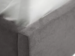 HASLEVCadre de lit HASLEV a/rangement 140x190 tissu gris foncé-JYSK Online