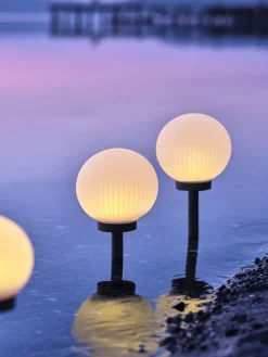 HAUKUGLELampe solaire HAUKUGLE Ø18xH46cm blanc-JYSK Discount