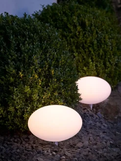 HAVESANGERLampe solaire HAVESANGER Ø25xH17cm blanc-JYSK Discount