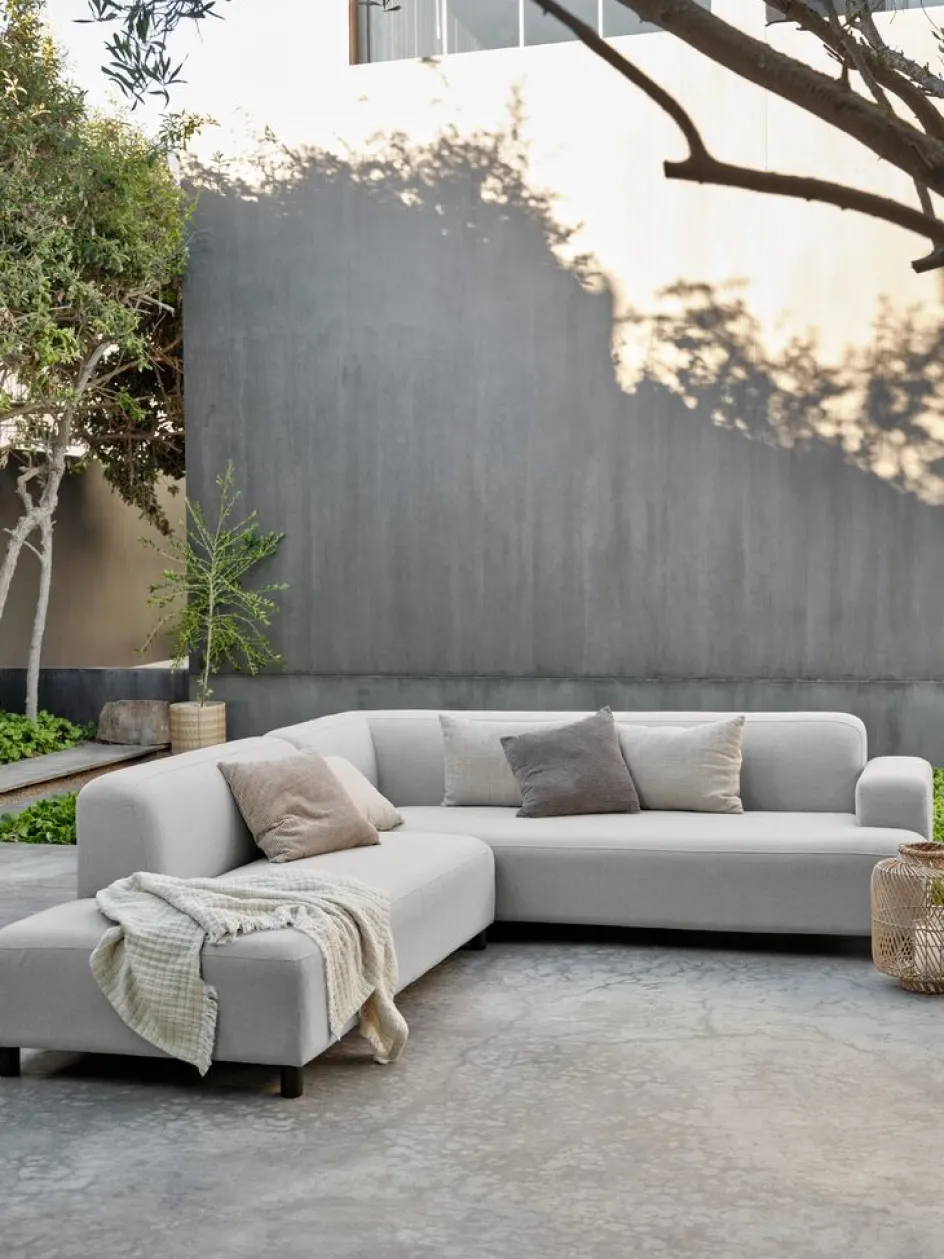 HEDEBACKENCanapé lounge HEDEBACKEN 6 personnes 4 saisons beige-JYSK