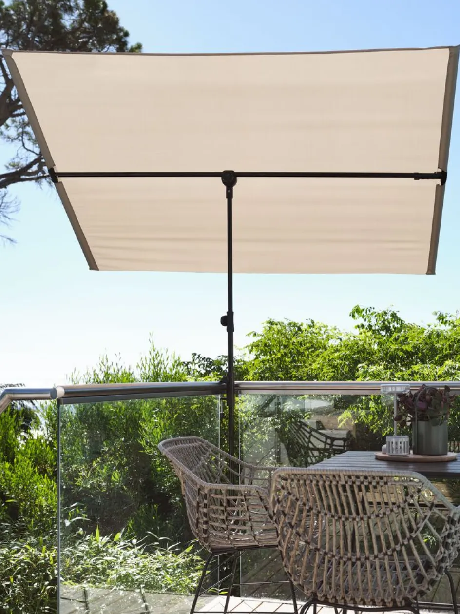 HEJLPLETParasol de balcon HEJLPLET l130xL181 sable-JYSK Sale