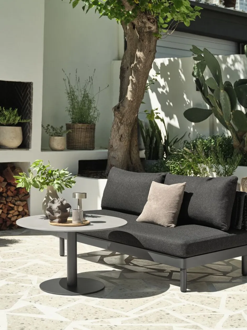 HELAGS + VOSSEnsemble lounge HELAGS noir + VOSS 2 personnes noir-JYSK Discount