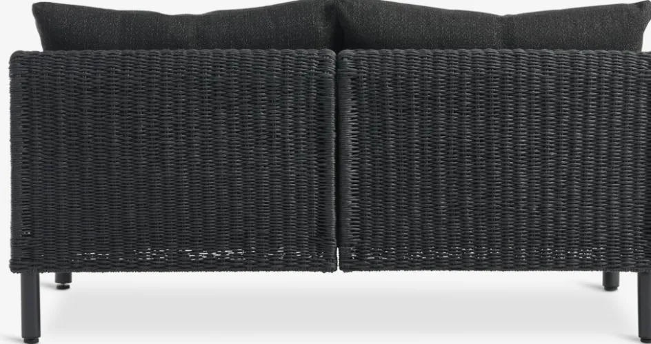 HELAGS + VOSSEnsemble lounge HELAGS noir + VOSS 2 personnes noir-JYSK Discount