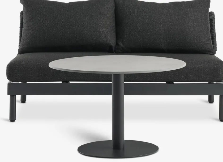 HELAGS + VOSSEnsemble lounge HELAGS noir + VOSS 2 personnes noir-JYSK Discount