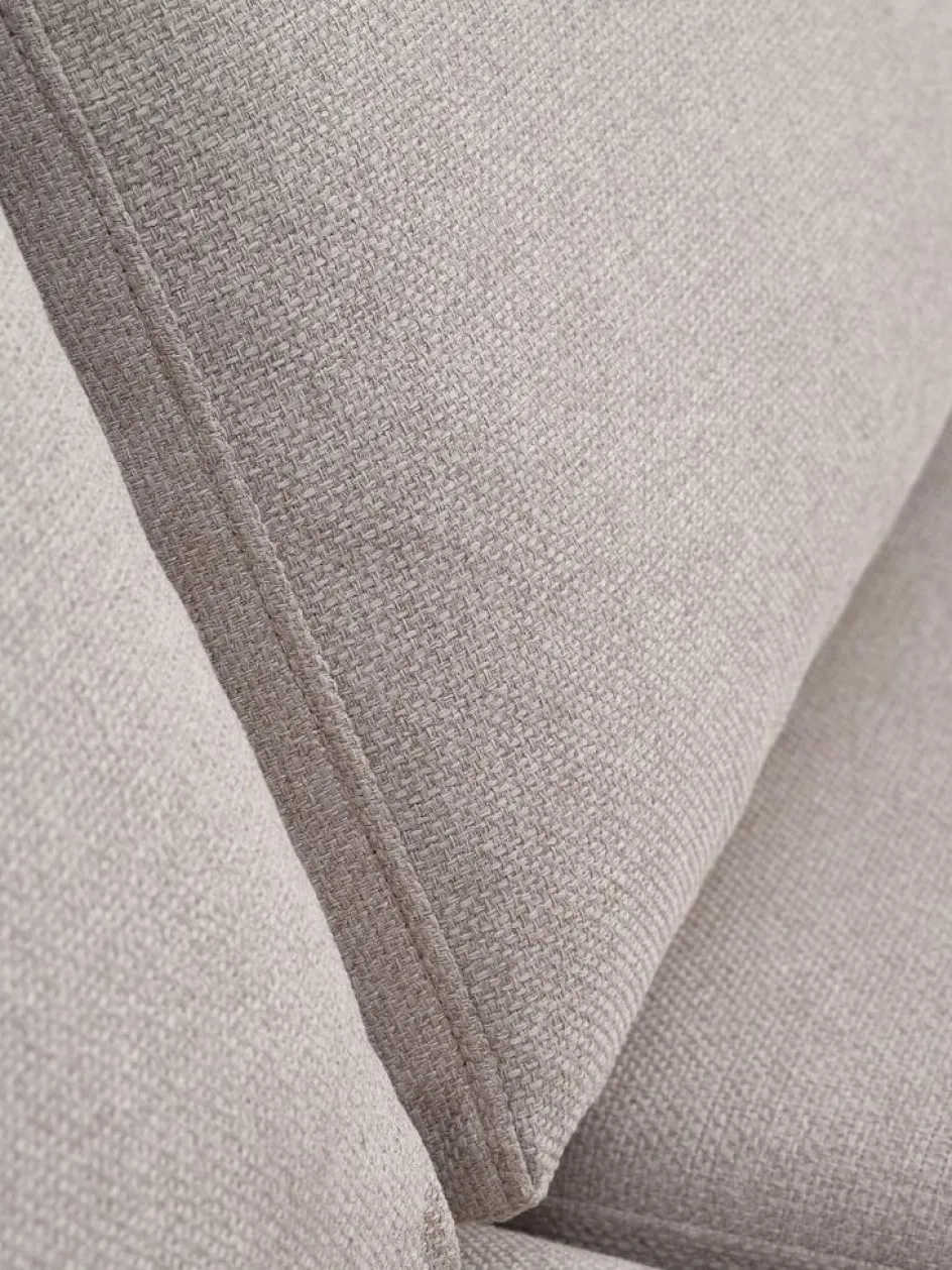 HELLERUPCanapé d'angle HELLERUP extrémité droit tissu beige/chêne-JYSK New