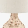 HELMERLampe de table HELMER Ø17xH32cm naturel-JYSK