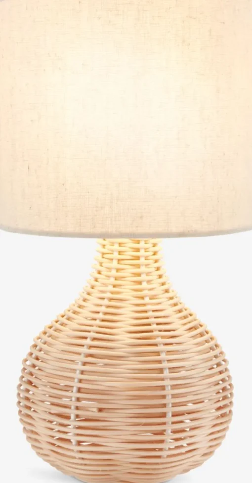 HELMERLampe de table HELMER Ø17xH32cm naturel-JYSK