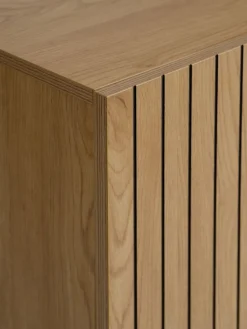 HEMDRUPBuffet HEMDRUP 2 portes 1 tiroir coloris chêne chaud-JYSK