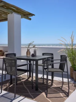 HEMSEDALChaise empilable HEMSEDAL Noir-JUTLANDIA