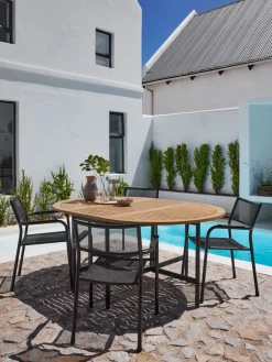 HEMSEDALChaise empilable HEMSEDAL Noir-JUTLANDIA