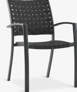 HESTEHAVE + GLOMFJORDHESTEHAVE L205/275 table + 4 GLOMFJORD chaises noir-JUTLANDIA Hot