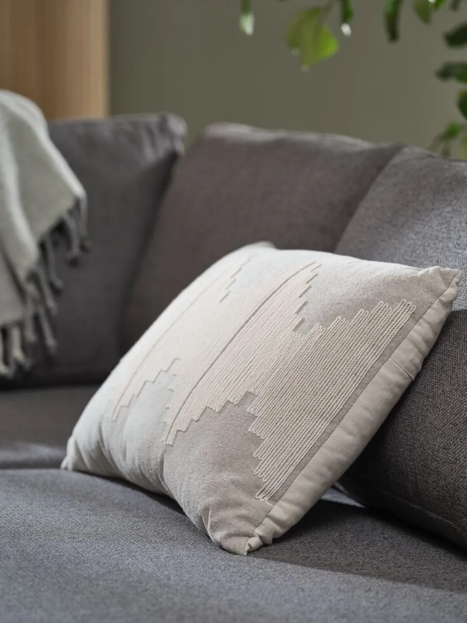 HIBISCUSCoussin HIBISCUS 35x50 beige/brun-JYSK Outlet