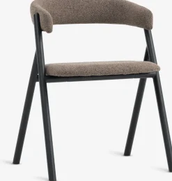 HINDEVADChaise HINDEVAD tissu brun clair/noir-JYSK Best