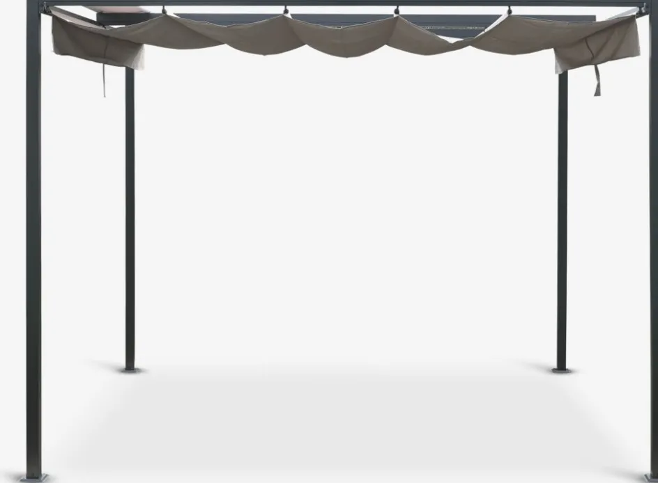 HJORTEMOSEPergola HJORTEMOSE l3xL3xH2,3m gris clair-JYSK Clearance