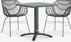 HOBRO + ILDERHUSEHOBRO L70 table + 2 ILDERHUSE chaises-JYSK