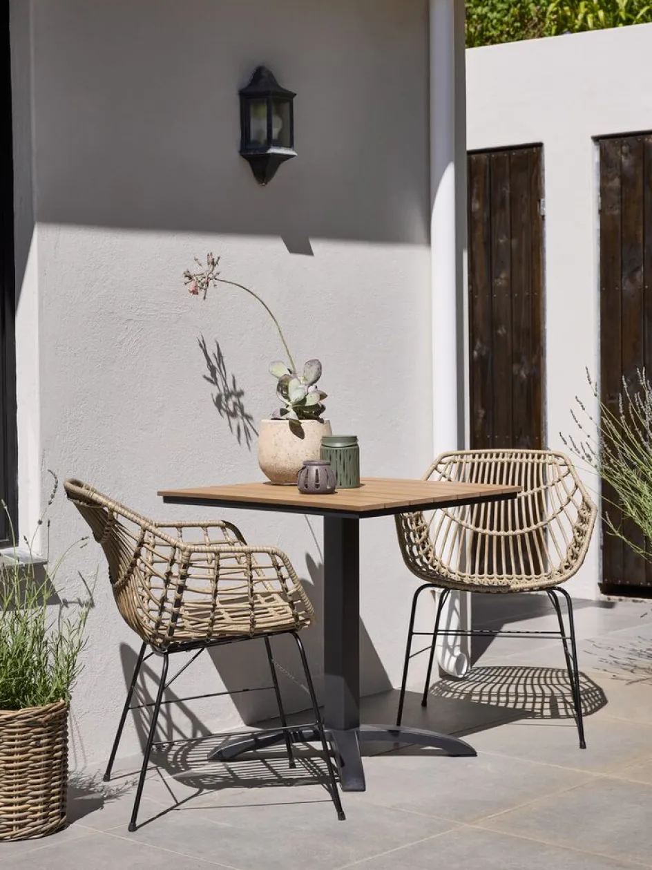 HOBRO + ILDERHUSEHOBRO L70 table + 2 ILDERHUSE chaises l-JYSK