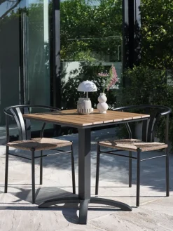 HOBRO + TAGMARKHOBRO L70 table l + 2 TAGMARK chaises noir-JUTLANDIA