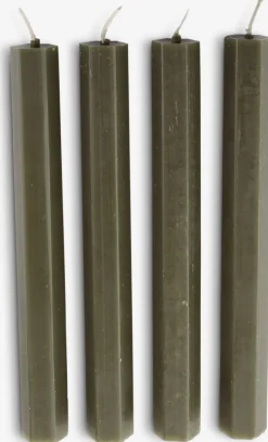 HOLMEBougies pour chandelier HOLME H20cm olive 4 pcs/pqt-JYSK Discount