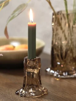 HOLMEBougies pour chandelier HOLME H20cm olive 4 pcs/pqt-JYSK Discount