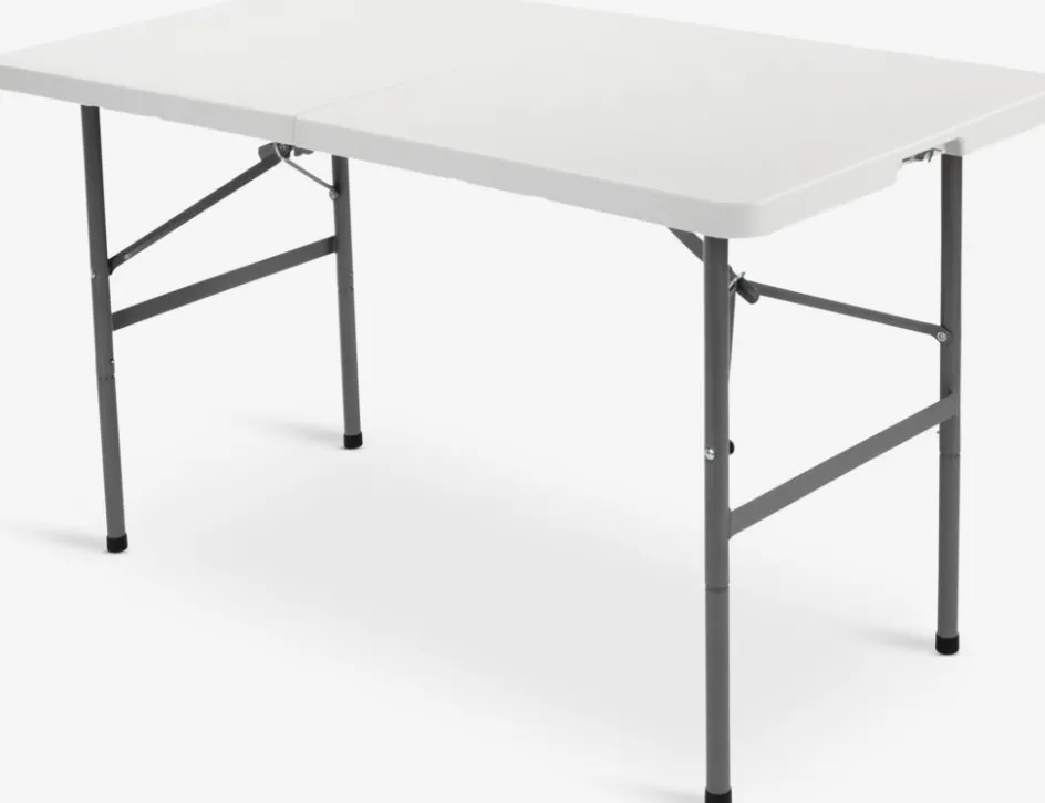 HOLMENTable pliante HOLMEN l62xL124 blanc-JYSK Clearance