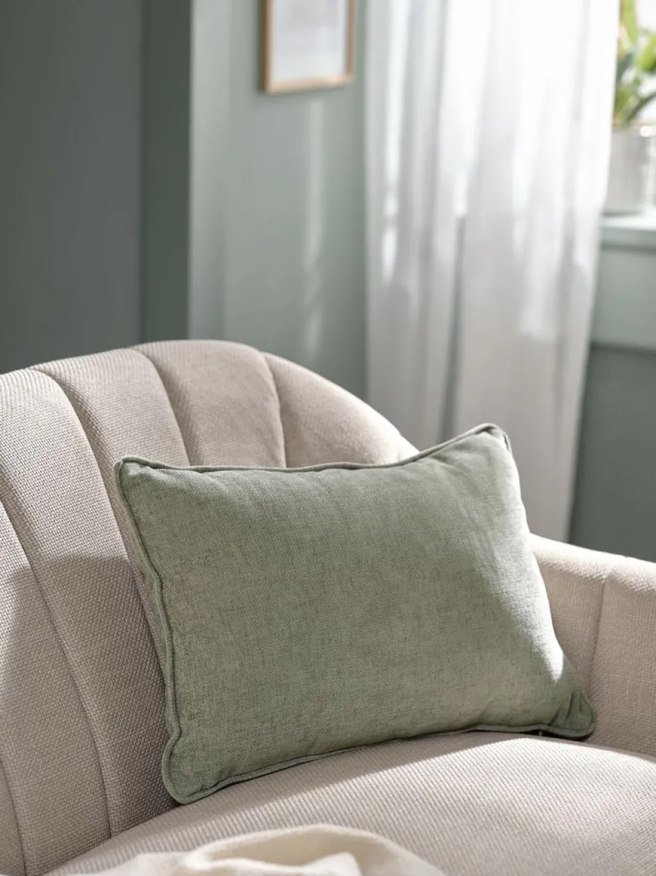 HORNFIOLCoussin HORNFIOL 35x50 chenille vert-JYSK Clearance