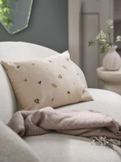 HORTENCIACoussin HORTENCIA 35x50 sable/vert-JYSK Outlet