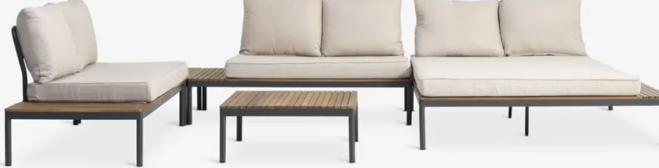 HOUEnsemble lounge HOU a/méridienne 6 personnes acacia-JYSK