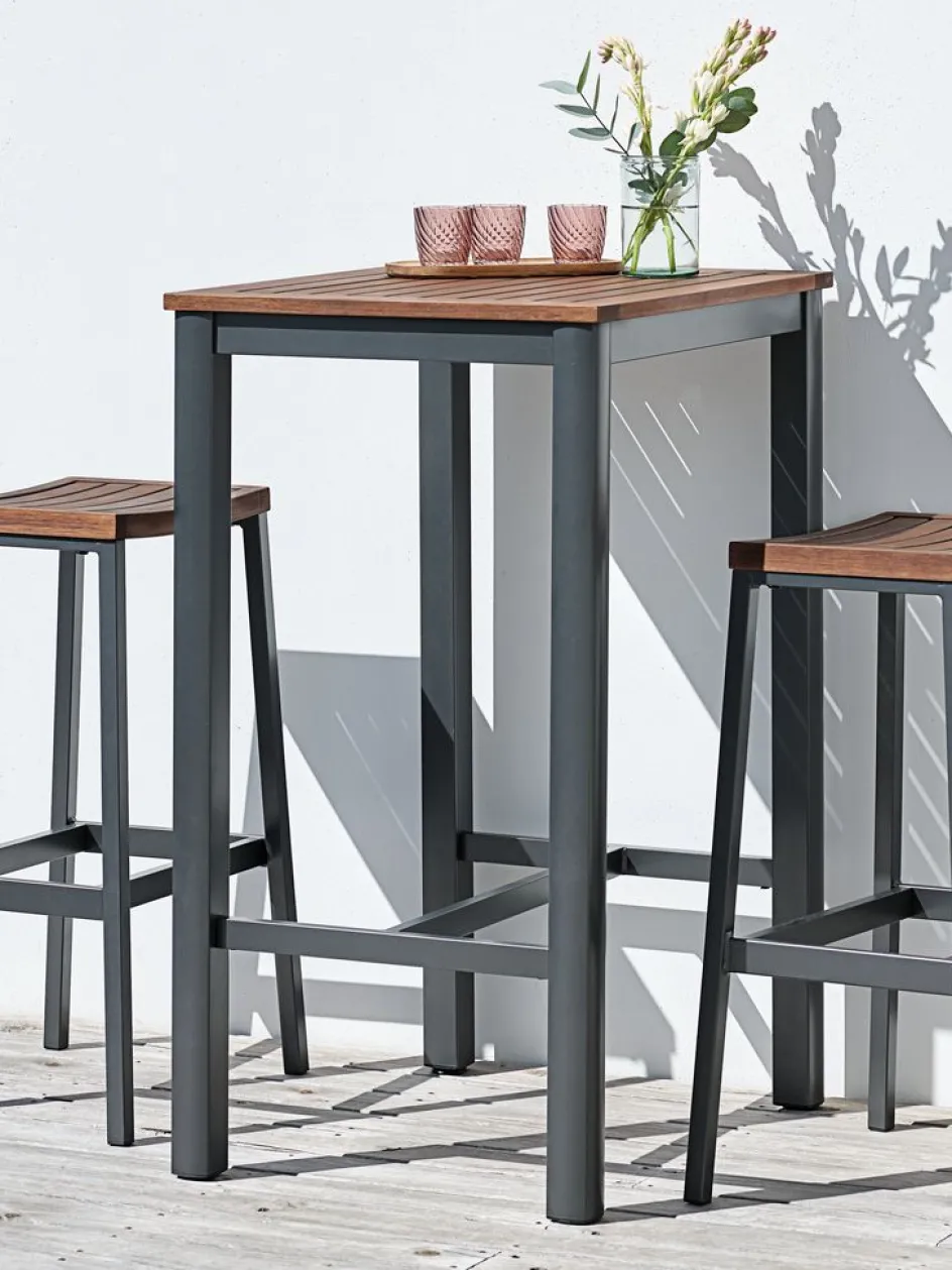 HOVMARKENTable de bar HOVMARKEN l55xL70 eucalyptus-JUTLANDIA Best