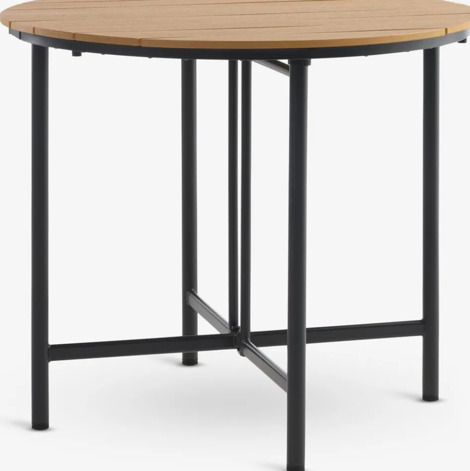 HOVVIG + TUERNEHOVVIG L10/90 table + 2 TUERNE chaises naturel-JYSK Online