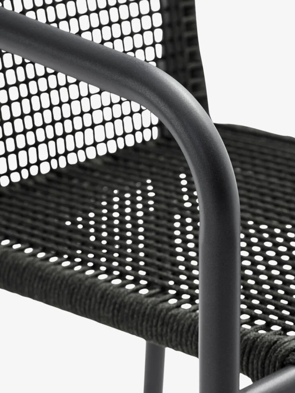 HSTEHAVE + KRISTIANSTADHESTEHAVE L205/275 table noir + 4 KRISTIANSTAD chaises vert-JYSK Online