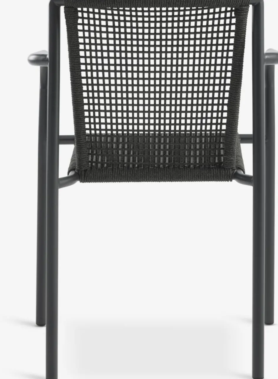 HSTEHAVE + KRISTIANSTADHESTEHAVE L205/275 table noir + 4 KRISTIANSTAD chaises vert-JYSK Online