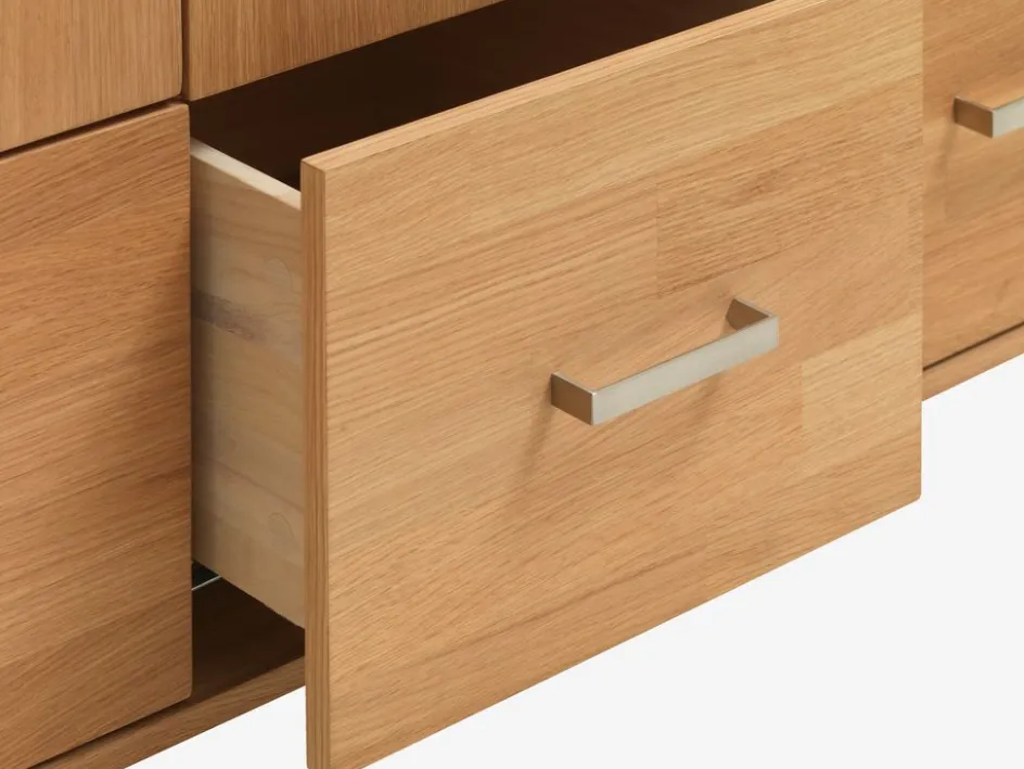 HUGGETArmoire HUGGET 139x190 coloris chêne naturel-Royal Oak Outlet