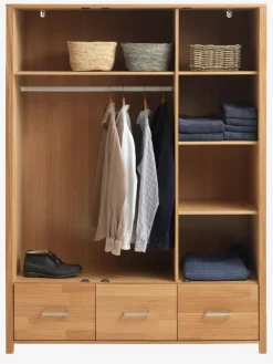 HUGGETArmoire HUGGET 139x190 coloris chêne naturel-Royal Oak Outlet