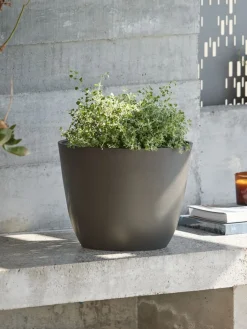 HVEPSBac à fleurs HVEPS Ø41xH33 gris-JYSK Outlet