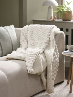 HVIDBLOMMEPlaid HVIDBLOMME 150x200 beige-JYSK Sale