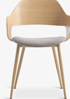 HVIDOVREChaise HVIDOVRE coloris /tissu gris clair-Royal Oak Discount