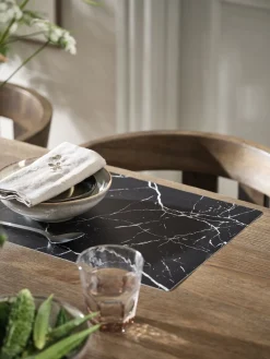 HVITROTSet de table HVITROT 33x42 marbre noir-JYSK New