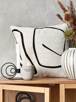 HVITVEISCoussin HVITVEIS 45x45 blanc cassé/noir-JYSK Hot