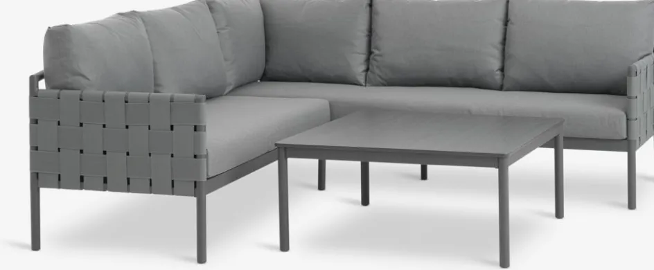 IANOEnsemble lounge IANO 5 personnes gris-JUTLANDIA Sale